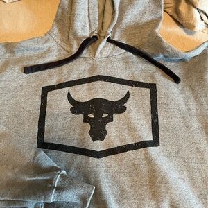 Under Armour Gray Hoodie with Black Accents